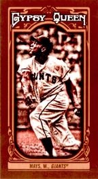 2013 Topps Gypsy Queen - Mini Sepia #340 Willie Mays Front