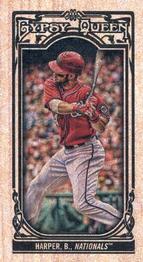 2013 Topps Gypsy Queen - Mini Wood #100 Bryce Harper Front