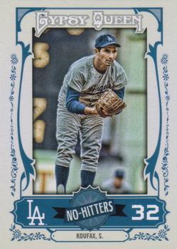 2013 Topps Gypsy Queen - No Hitters #NH-SK Sandy Koufax Front
