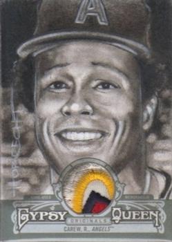 2013 Topps Gypsy Queen - Original Art Patch #OAP-RCA Rod Carew Front