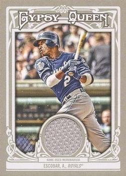 2013 Topps Gypsy Queen - Relics #GQR-AES Alcides Escobar Front