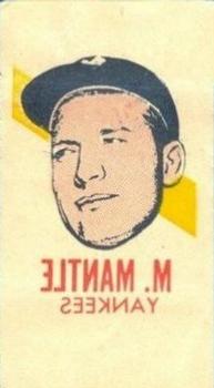 1964 Topps Photo Tatoos #NNO Mickey Mantle Front