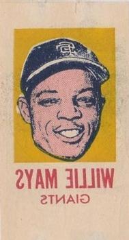 1964 Topps Photo Tatoos #NNO Willie Mays Front