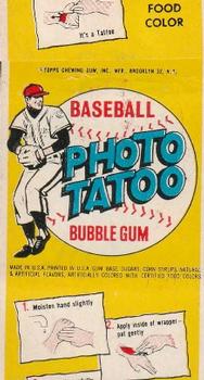 1964 Topps Photo Tatoos #NNO Chicago Cubs Back
