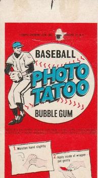 1964 Topps Photo Tatoos #NNO Chicago White Sox Back