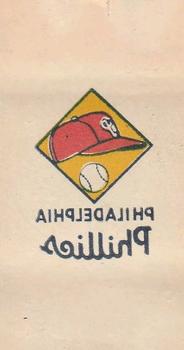 1964 Topps Photo Tatoos #NNO Philadelphia Phillies Front