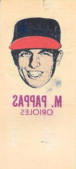 1964 Topps Photo Tatoos #NNO Milt Pappas Front