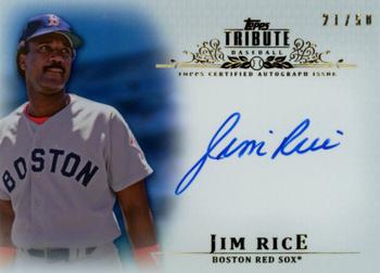 2013 Topps Tribute - Autographs Blue #TA-JR2 Jim Rice Front