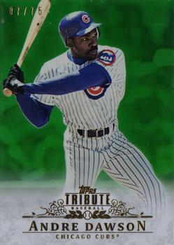 2013 Topps Tribute - Green #5 Andre Dawson Front