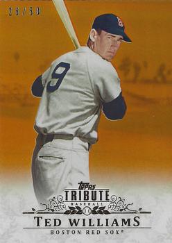 2013 Topps Tribute - Orange #30 Ted Williams Front