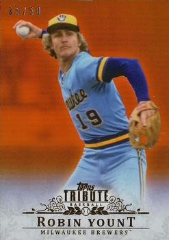 2013 Topps Tribute - Orange #95 Robin Yount Front