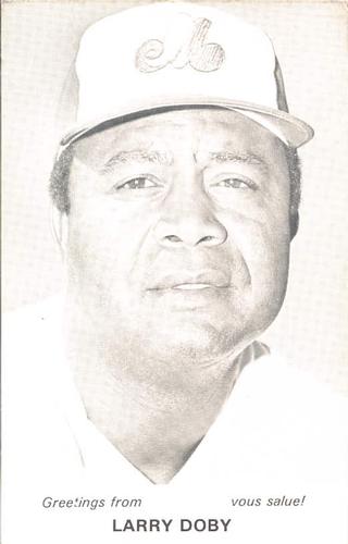 1973 Montreal Expos Postcards #NNO Larry Doby Front