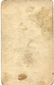 1915 W-UNC Strip Cards #NNO Shoeless Joe Jackson Back