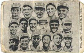 1915 W-UNC Strip Cards #NNO Philadelphia Athletics Front
