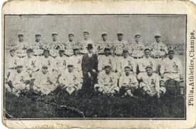 1915 W-UNC Strip Cards #NNO Philadelphia Athletics Front