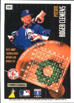 1996 Summit #101 Roger Clemens Back