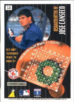 1996 Summit #23 Jose Canseco Back