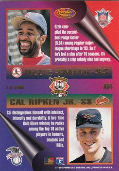 1994 Sportflics 2000 - Fanfest All-Stars #AS4 Ozzie Smith / Cal Ripken Jr. Back