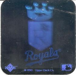 1990 Upper Deck - Team Logo Holograms #NNO Kansas City Royals Front