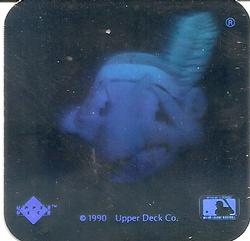 1990 Upper Deck - Team Logo Holograms #NNO Cleveland Indians Front