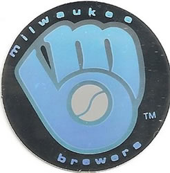 1989 Upper Deck - Team Logo Holograms #NNO Milwaukee Brewers Front