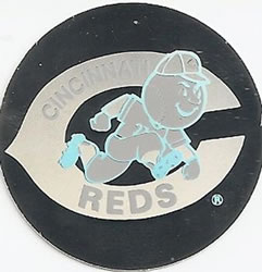 1989 Upper Deck - Team Logo Holograms #NNO Cincinnati Reds Front