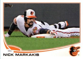 2013 Topps Baltimore Orioles #BAL3 Nick Markakis Front