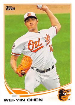 2013 Topps Baltimore Orioles #BAL8 Wei-Yin Chen Front