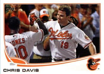 2013 Topps Baltimore Orioles #BAL9 Chris Davis Front