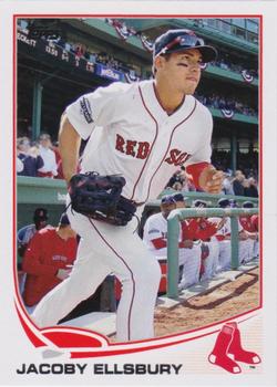 2013 Topps Boston Red Sox #BOS2 Jacoby Ellsbury Front