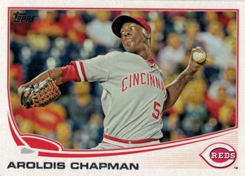 2013 Topps Cincinnati Reds #CIN-2 Aroldis Chapman Front