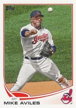 2013 Topps Cleveland Indians #CLE-13 Mike Aviles Front