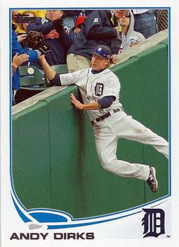 2013 Topps Detroit Tigers #DET5 Andy Dirks Front