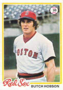 1978 Topps #155 Butch Hobson Front