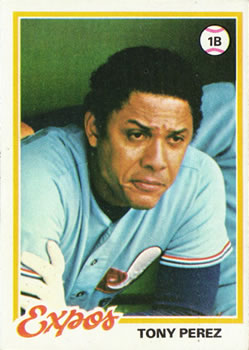 1978 Topps #15 Tony Perez Front