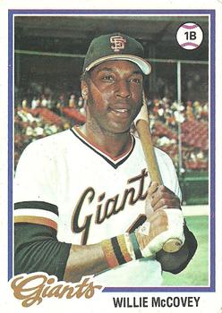 1978 Topps #34 Willie McCovey Front