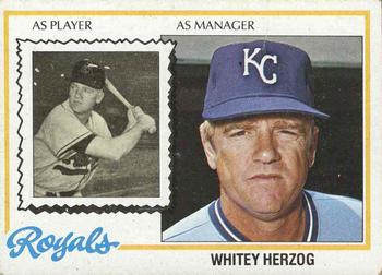 1978 Topps #299 Whitey Herzog Front
