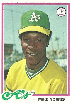 1978 Topps #434 Mike Norris Front