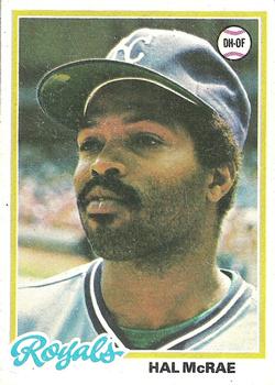 1978 Topps #465 Hal McRae Front
