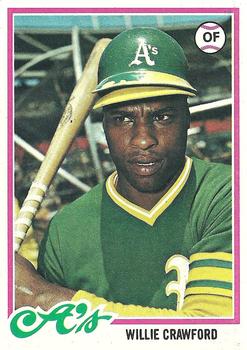 1978 Topps #507 Willie Crawford Front