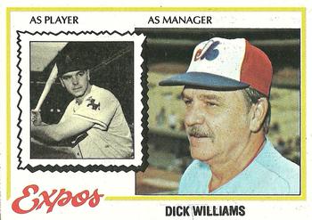 1978 Topps #522 Dick Williams Front