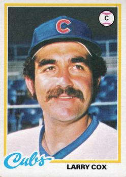 1978 Topps #541 Larry Cox Front