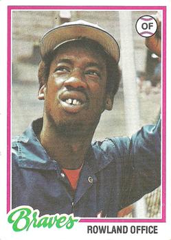 1978 Topps #632 Rowland Office Front