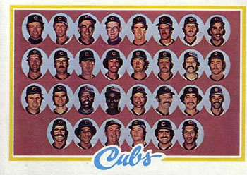 1978 Topps #302 Chicago Cubs Front