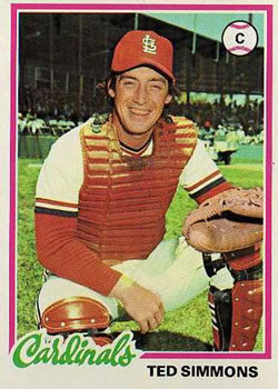 1978 Topps #380 Ted Simmons Front