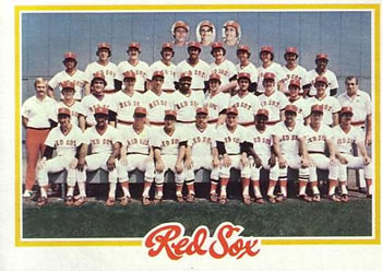 1978 Topps #424 Boston Red Sox Front