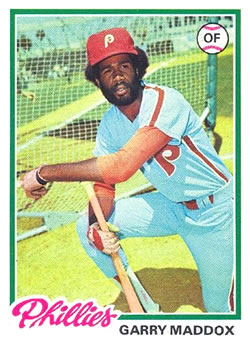 1978 Topps #610 Garry Maddox Front