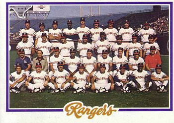 1978 Topps #659 Texas Rangers Front