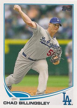 2013 Topps Los Angeles Dodgers #LAD12 Chad Billingsley Front