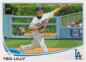 2013 Topps Los Angeles Dodgers #LAD14 Ted Lilly Front